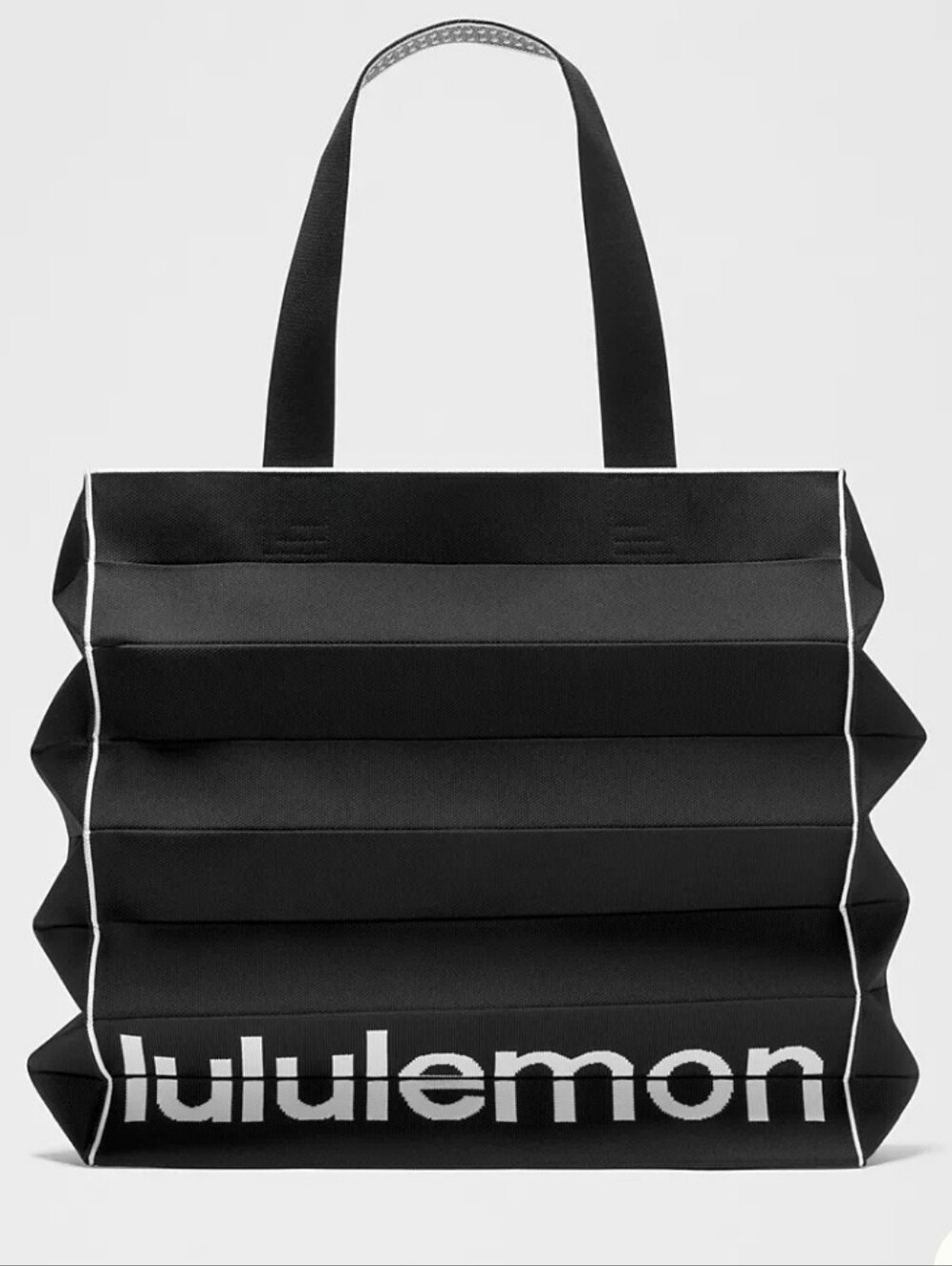 Lululemon Hold It Fold It Tote Bag 22 L Black/White